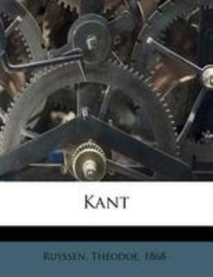Kant [French] 1246726858 Book Cover