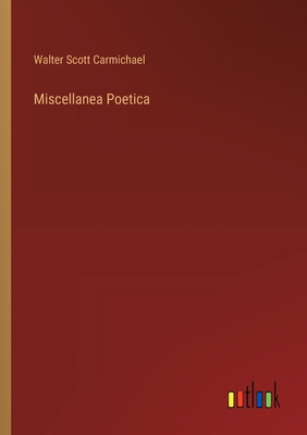 Miscellanea Poetica 338530895X Book Cover