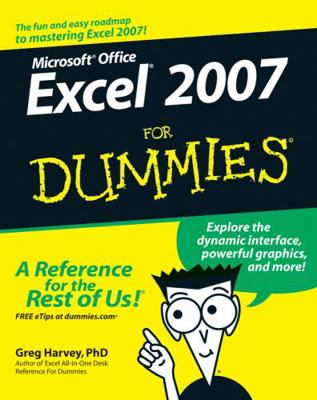 Excel 2007 for Dummies 0470037377 Book Cover