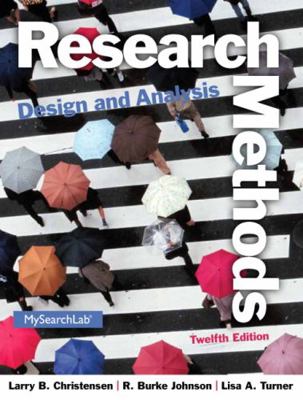 Research Methods, Design, and Analysis 0205961258 Book Cover