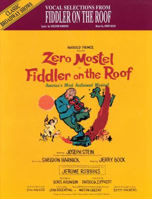 Fiddler on the Roof (Vocal Selections): Piano/V... 0897243218 Book Cover