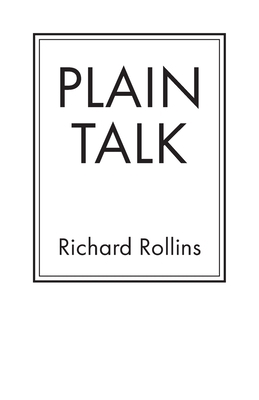 Plain Talk 1737141205 Book Cover