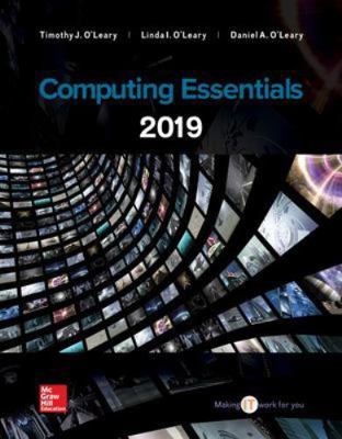 Computing Essentials 2019            Book Cover