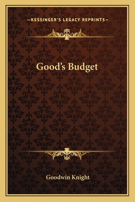Good's Budget 1163760641 Book Cover