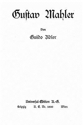 Gustav Mahler [German] 1535261331 Book Cover