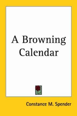 A Browning Calendar 1417983124 Book Cover