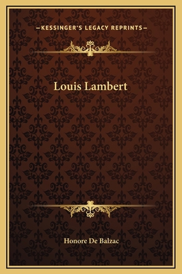 Louis Lambert 1169239684 Book Cover