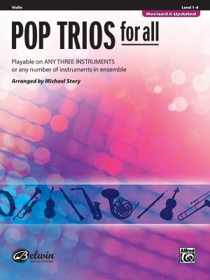 Pop Trios for All: Violin, Level 1-4: Playable ... 0739054422 Book Cover