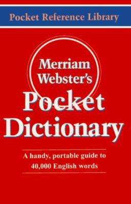 Merriam-Webster's Pocket Dictionary 0877795002 Book Cover