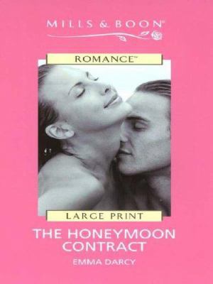 The Honeymoon Contract [Large Print] 0263173763 Book Cover