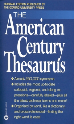 The American Century Thesaurus B0072Q6EGO Book Cover