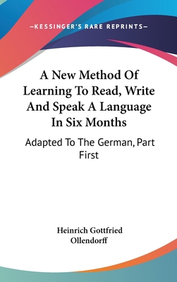 A New Method Of Learning To Read, Write And Spe... 0548241880 Book Cover