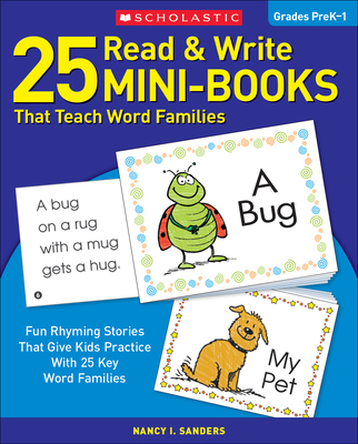 25 Read & Write Mini-Books: That Teach Word Fam... B00QFWMOLK Book Cover