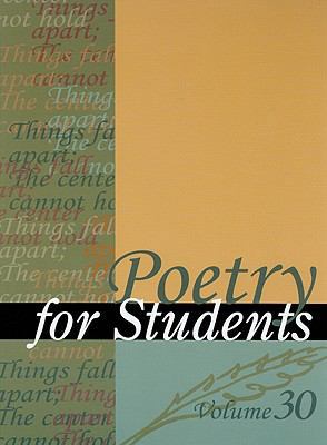 Poetry for Students 1414421478 Book Cover