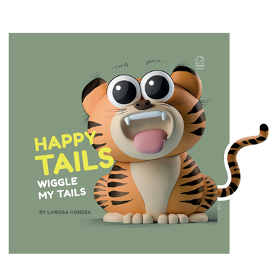 Happy Tails - Wiggle My Tails 9370899251 Book Cover