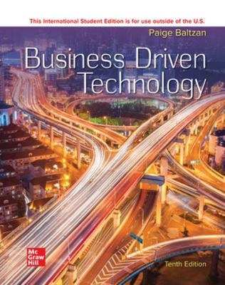 Business Driven Technology ISE 1266083251 Book Cover