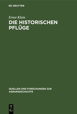 Die historischen Pflüge [German] 3828250645 Book Cover