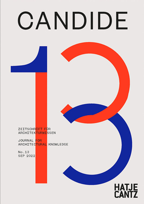 Candide No. 13: Journal for Architectural Knowl... 3775753729 Book Cover
