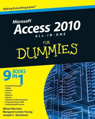 Access 2010 All-In-One for Dummies 0470651776 Book Cover