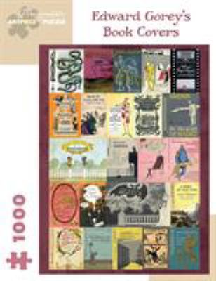 Misc. Supplies Edward Gorey's Book Covers 1000-Piece Jigsaw Puzzle Book