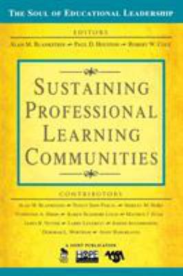 Sustaining Professional Learning Communities 1412949386 Book Cover