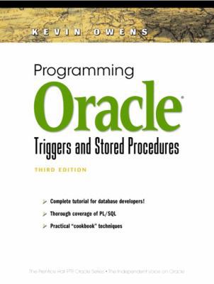 Programming Oracle Triggers and Stored Procedures 0130850330 Book Cover