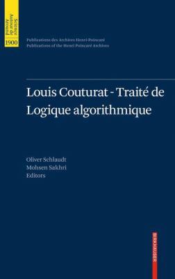 Louis Couturat -Traité de Logique Algorithmique 3034803079 Book Cover