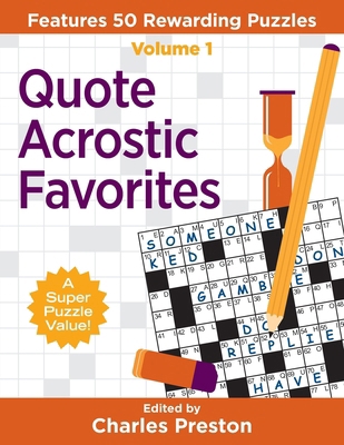 Quote Acrostic Favorites: Features 50 Rewarding... 0998832235 Book Cover