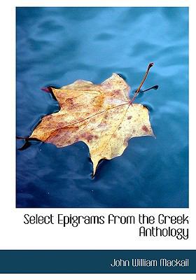 Select Epigrams from the Greek Anthology 1117172961 Book Cover