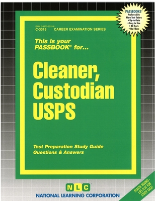 Cleaner, Custodian USPS: Test Preparation Study... 0837333156 Book Cover