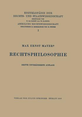 Rechtsphilosophie [German] 3642984096 Book Cover