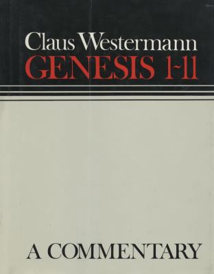 Genesis 1-11: a Commentary: a Commentary [German] 0281040338 Book Cover