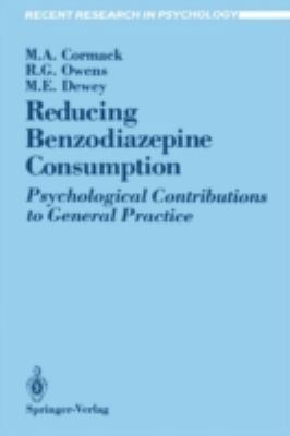 Reducing Benzodiazepine Consumption: Psychologi... 0387970355 Book Cover