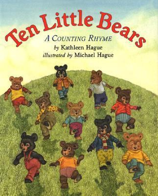 Ten Little Bears: A Counting Rhyme 0688167322 Book Cover