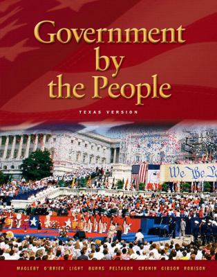 Government By The People: Texas Version 0131921576 Book Cover