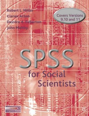 SPSS For Social Scientists 0333922867 Book Cover