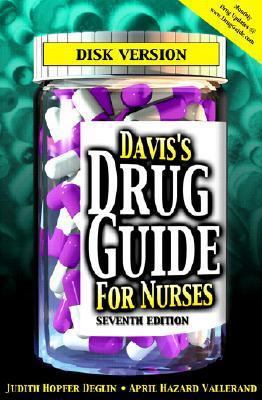 Davis's Drug Guide for Nurses [With Disk] 080360582X Book Cover