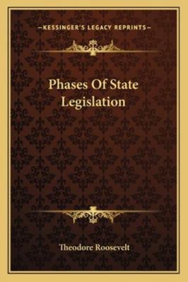 Phases Of State Legislation 116297754X Book Cover