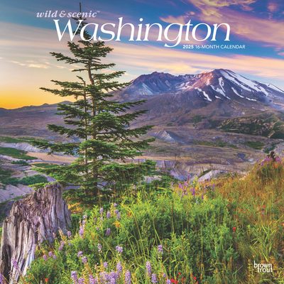 Washington Wild & Scenic 2025 12 X 24 Inch Mont... 1975475879 Book Cover