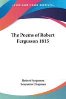 The Poems of Robert Fergusson 1815 1419173596 Book Cover