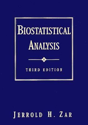 Biostatistical Analysis 0130845426 Book Cover