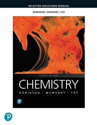 Student Selected Solutions Manual for Chemistry 0135431921 Book Cover