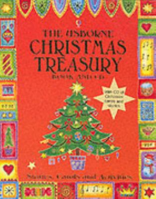 The Usborne Christmas Treasury (Book and CD) 0746042221 Book Cover