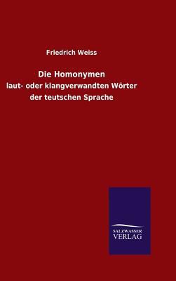 Die Homonymen [German] 3846078263 Book Cover