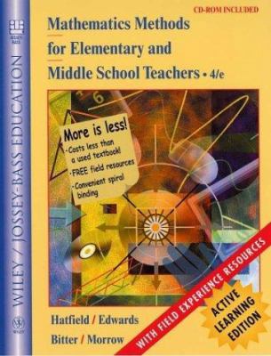 Mathematics Methods for Elementary and Middle S... 0471420123 Book Cover