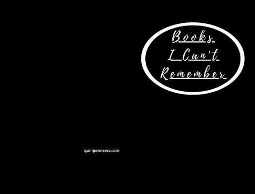 Books I Can T Remember (Black Cover)