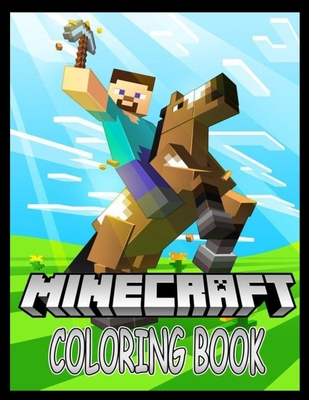 minecraft coloring book: coloring book for kids B08JDXBLBK Book Cover