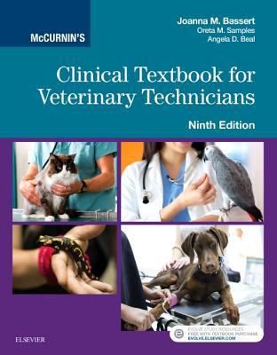 McCurnin's Clinical Textbook for Veterinary Tec... 0323394612 Book Cover