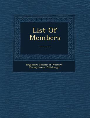 List of Members ...... 1249521157 Book Cover