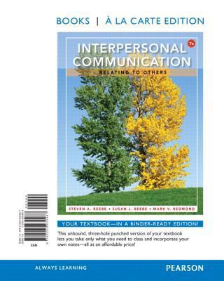 Interpersonal Communication: Relating to Others 0205930484 Book Cover